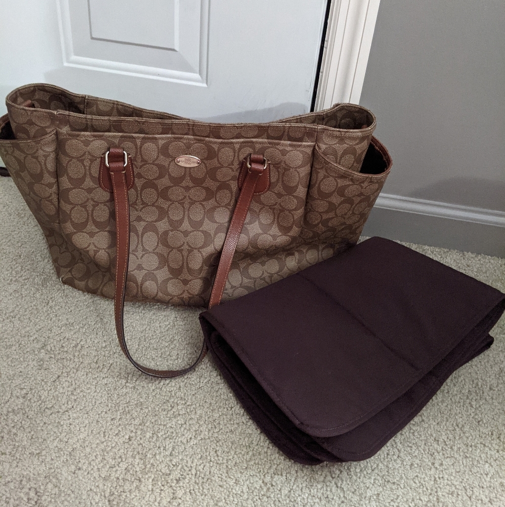 Coach Large Multifunction Baby Diaper bag